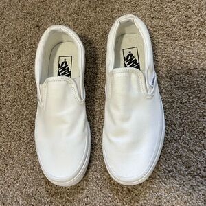 Vans Classic White Slip-On Shoes